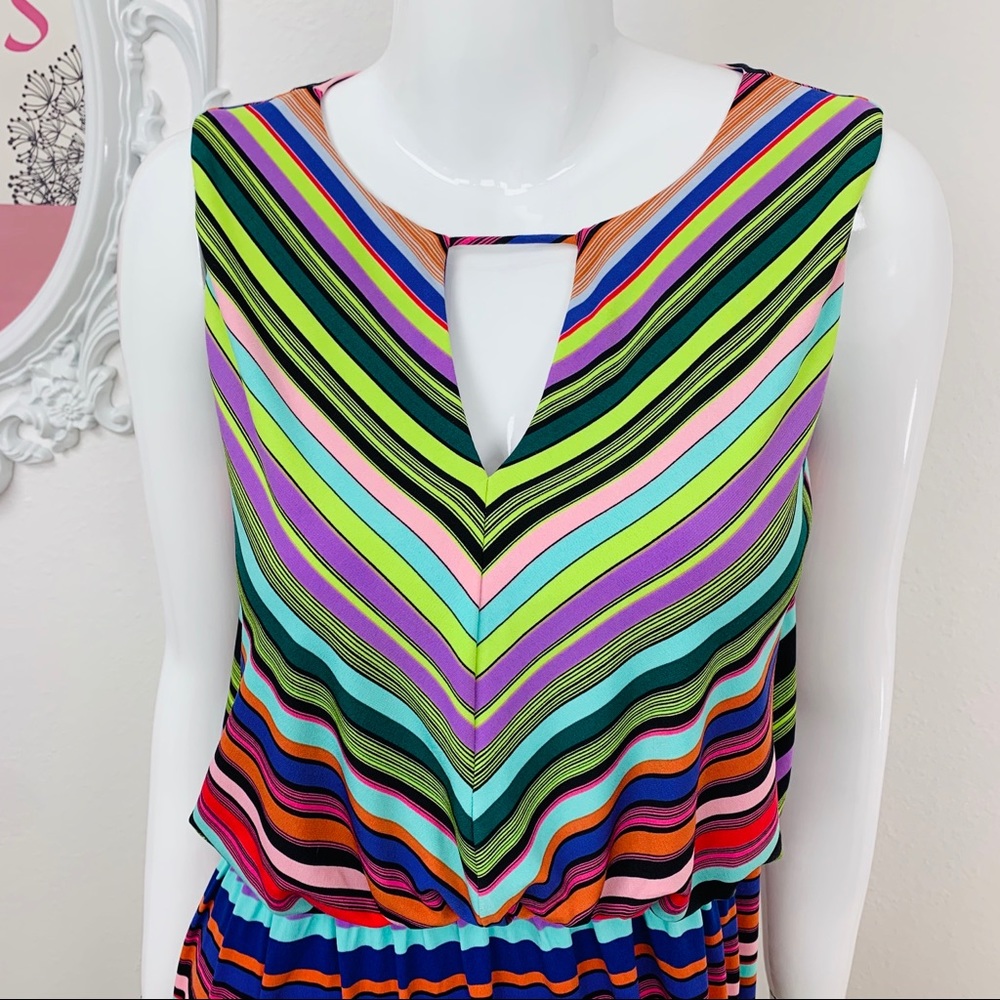 Ivy & Blu Maggy Boutique/ Striped Maxi Dress